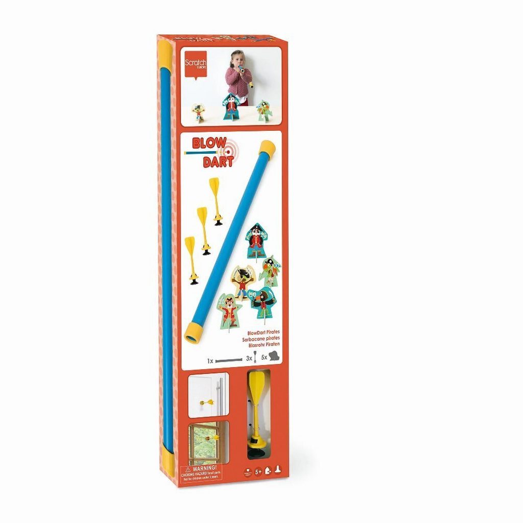 SCRATCH Blasrohr Dart Set Piraten